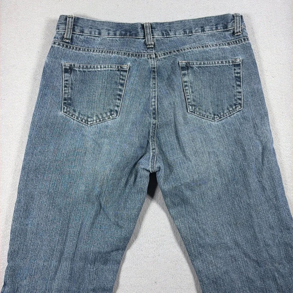 Berne Flannel Lined Jeans Women 10 Short Straight Leg Blue‎ Denim Pants Workwear